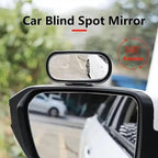 360 ° HD Blind Spot Car Mirror 2Pcs Blind Spot Car Rearview Stick on Mirror | Rectangular Adjustable Blindspot Convex Wide Angle Side Rearview Mirror for Car,Truck,SUV