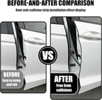Car Door Edge Guard, 16.4Ft (5M) U Shape Rubber Seal Edge Trim Vehicle Door Protector, Anti-Collision Automotive Protection Door Edge Guard Trim, Universal Car Accessories (White)