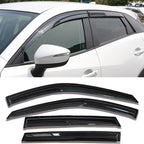 Side Window Visors rain Guards Vent Deflectors Compatible with Mazda CX-5 CX5 2017-2025, Vent Deflector Window Rain Guard Sun Shade Visors, Car Accessories 4PCS