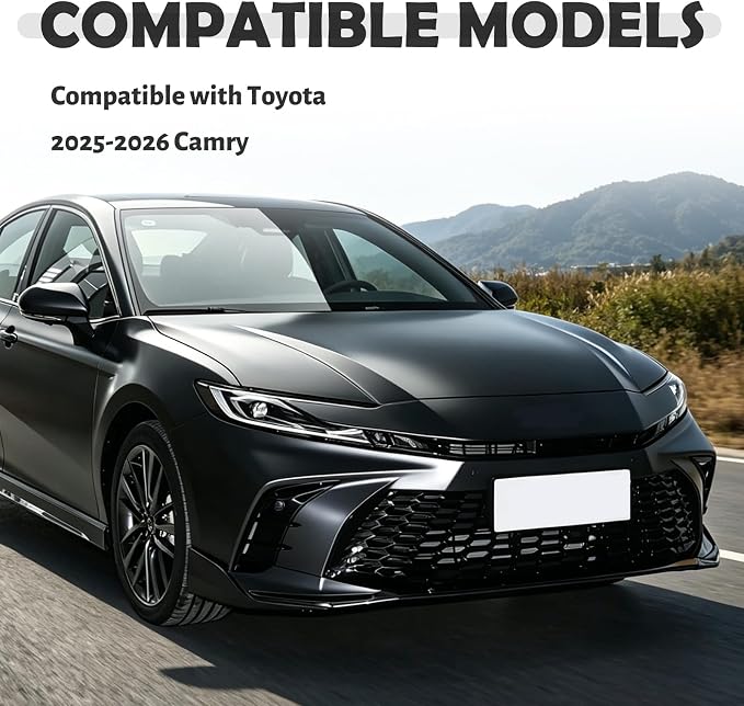 Car Windshield Sun Shade Compatible with Toyota 2025-2026 Camry,Oxford Cloth Windshield Cover Sun Shade with Storage Bag,Foldable Sunshade for Car Windshields Keeps Interior Cool