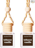 COOLGIRLCANDLES Tobacco Vanille Car Hanging Fragrance Oil Diffuser for Essential Oils, Long Lasting Car Diffuser Bottle