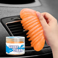 Car Cleaning Gel Car Cleaning Putty Car Putty Car Interior Cleaner Car Slime Car Detailing Kit Car Accessories Gifts for Men Women Stocking Stuffers Orange