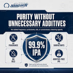 99.9% Isopropyl Alcohol (IPA) 1 Gallon Total (32 fl oz x 4) – High-Purity Technical Grade Alcohol for Industrial & Laboratory Use, Fast Evaporating, Low-Residue Formula