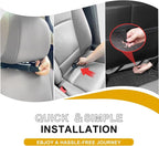 Car Seat Back Protector for Kids - Backrest Protector Prevents Damage from Kicking, Universal Fit Seat Protector with Anti-Slip Design, Shields Against Scratches & Footprints