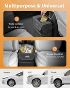 Car Trash Can - Leak-Proof Car Organizer and Storage Bag for The Back/Front/Console of Any Cars,Sedans, SUVs & Trucks Easy-to-Install Car Accessory Interior