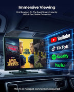 LAMTTO Extra Large 11 Inch Carplay Screen for Car, Built-in YouTube/TikTok Entertainment Video APPs, Backup Camera, Wireless Car Play and Android Auto Screen with Navigation/Voice Assistant/OTA Update