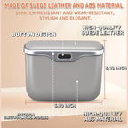 Car Trash Can, Waterproof Multi‑Functional Auto Trash Bin for Door/Console/Seat Back, Universal Vehicle Garbage Can for Car/Truck/SUV Drivers (Gray)