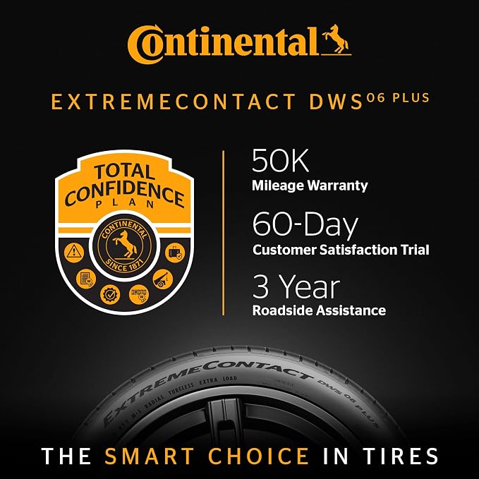 Continental ExtremeContact DWS06 PLUS UHP All Season 275/35ZR18 95Y Passenger Tire