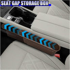 YoRise Car Seat Gap Filler, Multifunctional Car Seat Organizer, Phone Holder Between Seats & Console, Automotive Storage Box Accessories for Keys, Sunglasses, Cards, Phones (Brown)
