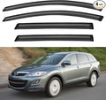 Window Visors Rain Guards Shield for 2007-2015 Mazda CX-9, Out-Channel Window Vent Wind Deflectors Visors Shades for 07-15 Mazda CX9 CX 9
