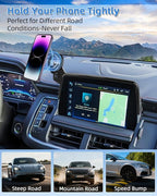 PZK Car Phone Mount for 2021 2022 2023 2024 Chevy Tahoe/Suburban/GMC Yukon | 10.2-inch Screen MagSafe Magnetic Car Phone Holder Compatible with MagSafe 360° Rotation LT/Z71/RST/Premier/High Country