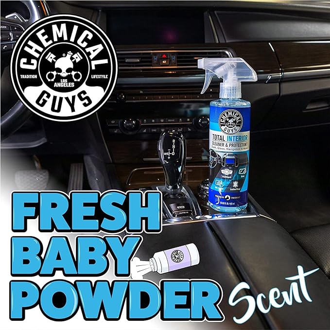 SPI_109_16TI Leather Cleaner and Conditioner Complete Leather Care Kit (16 fl oz) + SPI22016 Total Interior Cleaner & Protectant, (16 fl oz) 3 Items