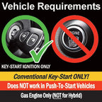 MPC Plug N Play Remote Starter Compatible with 2017-2019 Ford F-250 Super Duty |Diesel| Key to Start| NO HONK-Lock-Unlock-Lock| with T-Harness OEM Key Fob Activated