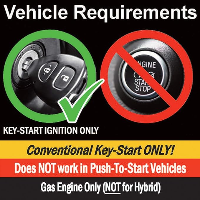 MPC Remote Start Compatible with Ford Transit-150 2020-2023 | Plug and Play | Key to Start Vehicles Only | Lock 3X to Start | USA Tech Support