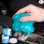 2Pcs Cleaning Gel for Car, 7oz Car Detailing Tools, Cleaning Putty Gel, Interior Cleaner Universal Dust Cleaner for Keyboard, Laptop, Air Vents (Bluebell)