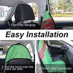 Waterproof Car Towel Seat Covers Front Seats for After Gym Workout,Auto Universal Interior Sweat Towels Cloth Bucket Carseat Cover Protector for Trucks SUV RV Boat Van (Green)