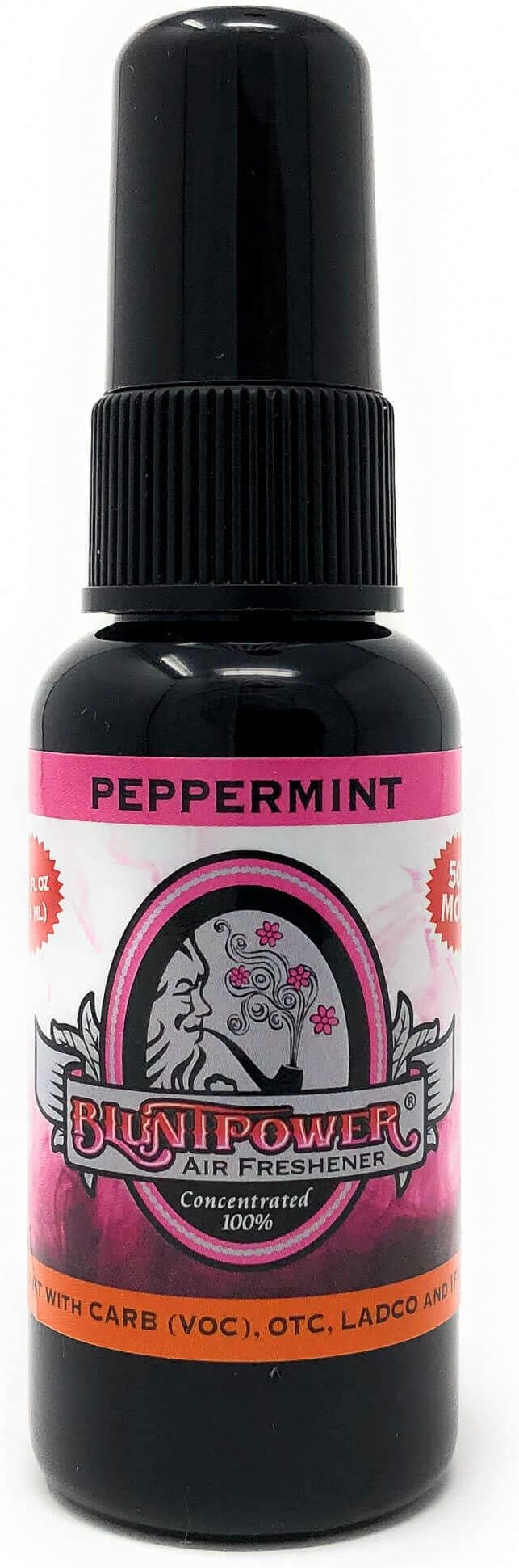 (Peppermint, 1 Pack) Concentrated Air Freshener for Room and Car Spray - Oil-Based Diffuser Spray Bottle - Long-Lasting Bathroom Spray, Car Freshener, & Odor Eliminator Spray