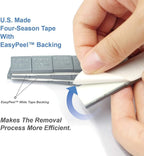 1/4oz, 0.25oz, Grey, Adhesive Stick on Wheel Weights, EasyPeel Type. Cars, Trucks, SUVs, Motorcycles, Low Profile, 60oz/Box, U.S. OEM Quality, (240pcs)