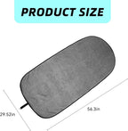 Waterproof Towel Car Seat Cover, Sweatproof Non Slip Towel Carseat Cover, Machine Washable Vehicle Bucket Frontseat Protector Accessories, Universal for SUV, Sedan, Truck (Gray)