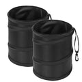 2Packs 2 Gallons New Leakproof Car Trash Can, Compact Trash Can Pop-up Collapsible Hanging Car Trash Bin with Hook and Loop, Waterproof PEVA Liner Open-Top Garbage Can for Cars Home Office