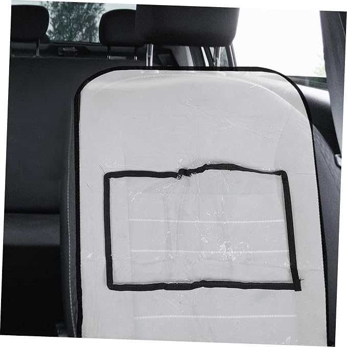 Heavy Duty Car Kick Mat Back Seat Protector for Boy Girl Splashproof Seat Rear Protector Pad with Organizer Easy Installation Firm Materials for Travel Safety