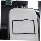 Heavy Duty Car Kick Mat Back Seat Protector for Boy Girl Splashproof Seat Rear Protector Pad with Organizer Easy Installation Firm Materials for Travel Safety