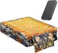 Heated Hunting Seat Cushion Pad Thermal Hunting Seat with 10000 mAh Power Bank Adjustable Temperature Hunting Hot Seat Cushion for Tree Stand,Bleacher,Sport Without Backrest