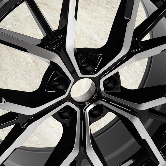 New 19'' x 8" Aluminum Alloy Wheel Rim Compatible with 2019 2020 2021 2022 2023 BMW 530i 530e 540i M550i, Factory Replacement Rim, Direct Fit, OEM Design Replacement Rim