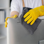 Microfiber Cleaning Cloths (Value Pack of 12) - Size 12 x 12 Inches, Highly Absorbent Cleaning Rags, Lint Free, Reusable and Washable, Microfiber Towels for Cars