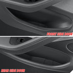 4Pcs Car Door Pocket Organizer Tray for 2026 Tesla Model Y Juniper | Door Pocket Liners, Full-wrap TPE Inserts, Waterproof & Anti-Scratch, Easy to Remove & Clean, Protector Interior Accessories