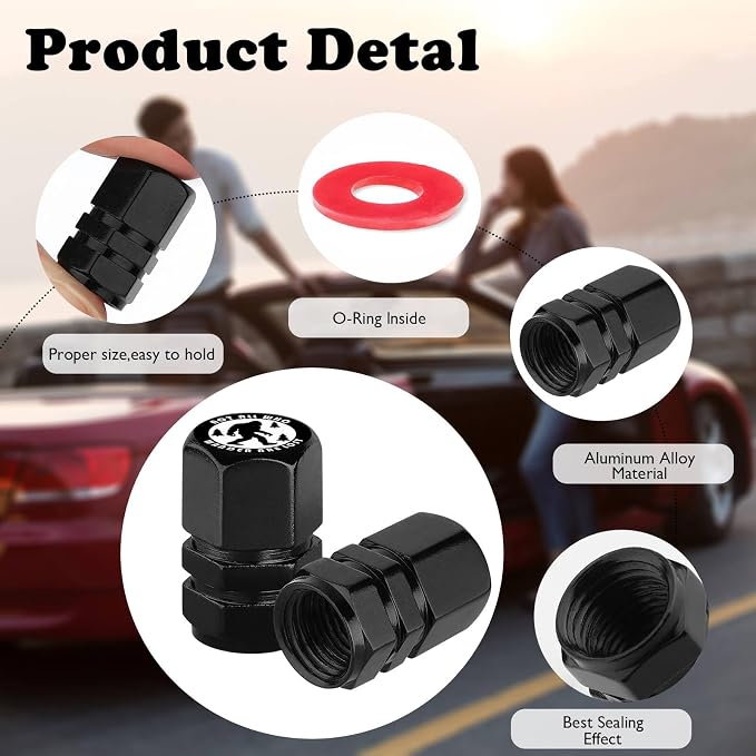 4Pack Beast Eyes Green Tire Valve Stem Cap Beast Eyes Car Accessories Aluminum Alloy Rust-Proof Universal Dust Covers Tire Air Cap for Car,Truck,SUV,Bike,Motorcycle Tires,Gifts for Women Mom Men