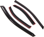 Outside Mount Window Vent Visors Rain Guards Compatible with Hyundai Elantra 1996-2000 | Side Window Wind Deflectors Rain Shields | Smoke Tinted, 4 Pcs Set, DGWV-251