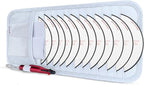 CD Case Holder for Car - Sun Visor Organizer for 12 CD’s/Dvd’s, 1 Mesh Pocket & 1 Horizontal Pen Holder - Safe, Ergonomic Design (WHite)