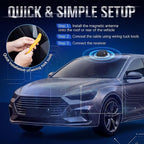 23FT Satellite Radio Antenna Compatible with Sirius XM, Magnetic Mount, SMB Connector 2320-2345MHz, for Car Receivers, Includes Trim Removal Tool