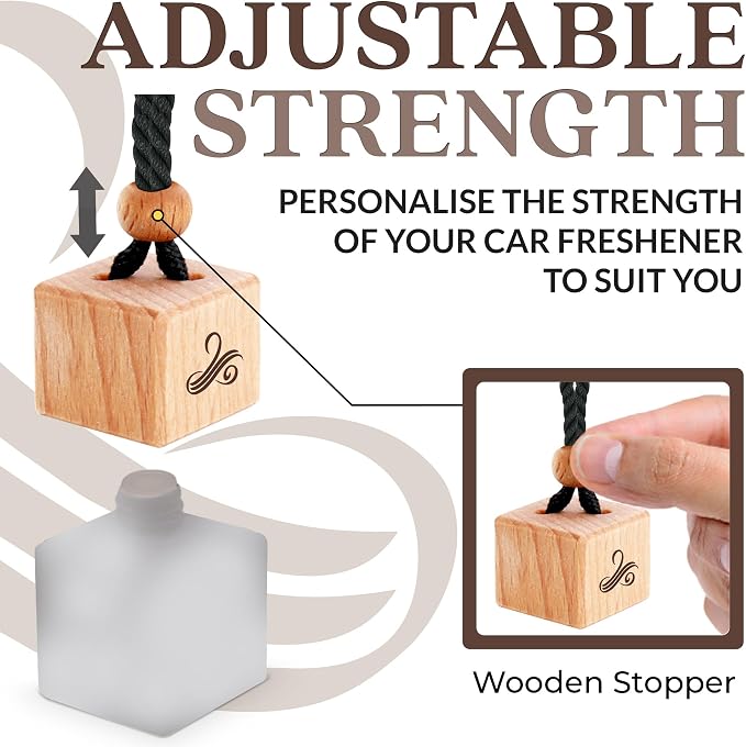 Afgan Oud Car Air Freshener for Men with Vent Clip | Car Scents Air Freshener with Sauvage Fragrance | Strong Car Perfume Air Freshener | Odor Eliminating Car Air Fresheners by, 8ml, Brown