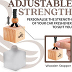 Afgan Oud Car Air Freshener for Men with Vent Clip | Car Scents Air Freshener with Sauvage Fragrance | Strong Car Perfume Air Freshener | Odor Eliminating Car Air Fresheners by, 8ml, Brown