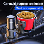 Car Cup Holder Expander, 2 in 1 360° Rotating Adjustable Fits 40oz Bottles | Fits 40oz Yeti & Hydro Flask, 2-in-1 360° Rotating, Durable ABS, Adjustable Base, Easy Install, Stable Hold, Universal Fit