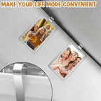 6Pcs Car Sun Visor Photo Frames, Strong Hold Visor Clips for Cars DIY Sunshade Photo Frame Clip, Not Easy to Damage Stainless Steel Accessory for Car, Home & Office