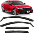 Voron Glass in-Channel Extra Durable Rain Guards for Honda Accord 2023-2026, Window Deflectors, Vent Window Visors, 4 Pieces - 200860