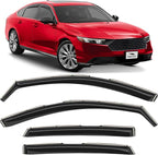 Voron Glass in-Channel Extra Durable Rain Guards for Honda Accord 2023-2026, Window Deflectors, Vent Window Visors, 4 Pieces - 200860