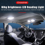 led interior lights kit Compatible With Subaru Crosstrek Accessories | Compatible With 2024 2025 2026 Subaru Crosstrek impreza Accessories White Interior LED Lights Kit + Install Tool