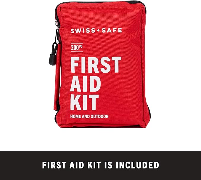 2-in-1 First Aid Kit for Car, Travel & Home, Businesses - Bonus Mini Kit for Medical Emergency Aid, Survival, Camping - 233 Piece, Car FAK