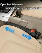 Car Seat Gap Filler with Hook, Seat Gap Filler Organizer Universal Fit Crevice Blocker Plug to Fill Gap Between Seat and Console Stop Things from Dropping 2 Pack
