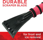 532 26 Inch Snow Brush with Ice Scraper for Cars, Trucks, SUVs, RVs, and More (Colors May Vary)