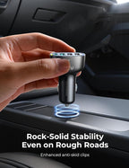 75W Car Charger USB C, 4 Port Super Fast Cigarette Lighter USB Charger, Type C 60W & QC 3.0 Multiport Car Phone Adapter Accessories for iPhone 17/16/15/14 Samsung S26 Series with 3.3ft 60W USB C Cable
