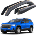 Goodyear Shatterproof in-Channel Window Deflectors for GMC Acadia 2017-2023, Rain Guards, Window Visors for Cars, Vent Deflector, Car Accessories, 4 pcs - GY007970
