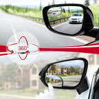 Blind Spot Mirrors, HD Glass Frameless Convex Rear View Mirrors, Wide Angle Adjustable Stick for Side Mirror, Automotive Exterior Accessories for Car, SUV & Trucks, Pack of 2