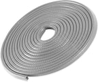 16.4Ft (5M) Car Door Edge Guard, No Glue Car Door Entry Guard Protective Strip, Rubber Edge Trim Car Door Protector, Applicable to Car, Truck, SUV and ATV, Car Exterior Accessories（Gray）