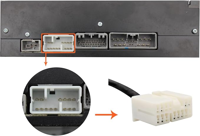 Car Audio CD to AUX Input Adapter CD Changer for Honda Accord 2003-2012, City 2002-2011, CRV 2005-2014, Civic 2006-2012, Odyssey 2005-2010, TSX 2004-2011