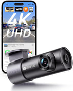 M310 Plus 4K Dash Cam Front with Night Vision, 140° Wide Angle Dash Camera for Cars, WiFi Dashcam with App, Parking Mode, G-Sensor, Loop Recording, Voice Control, Easy Install Car Camera